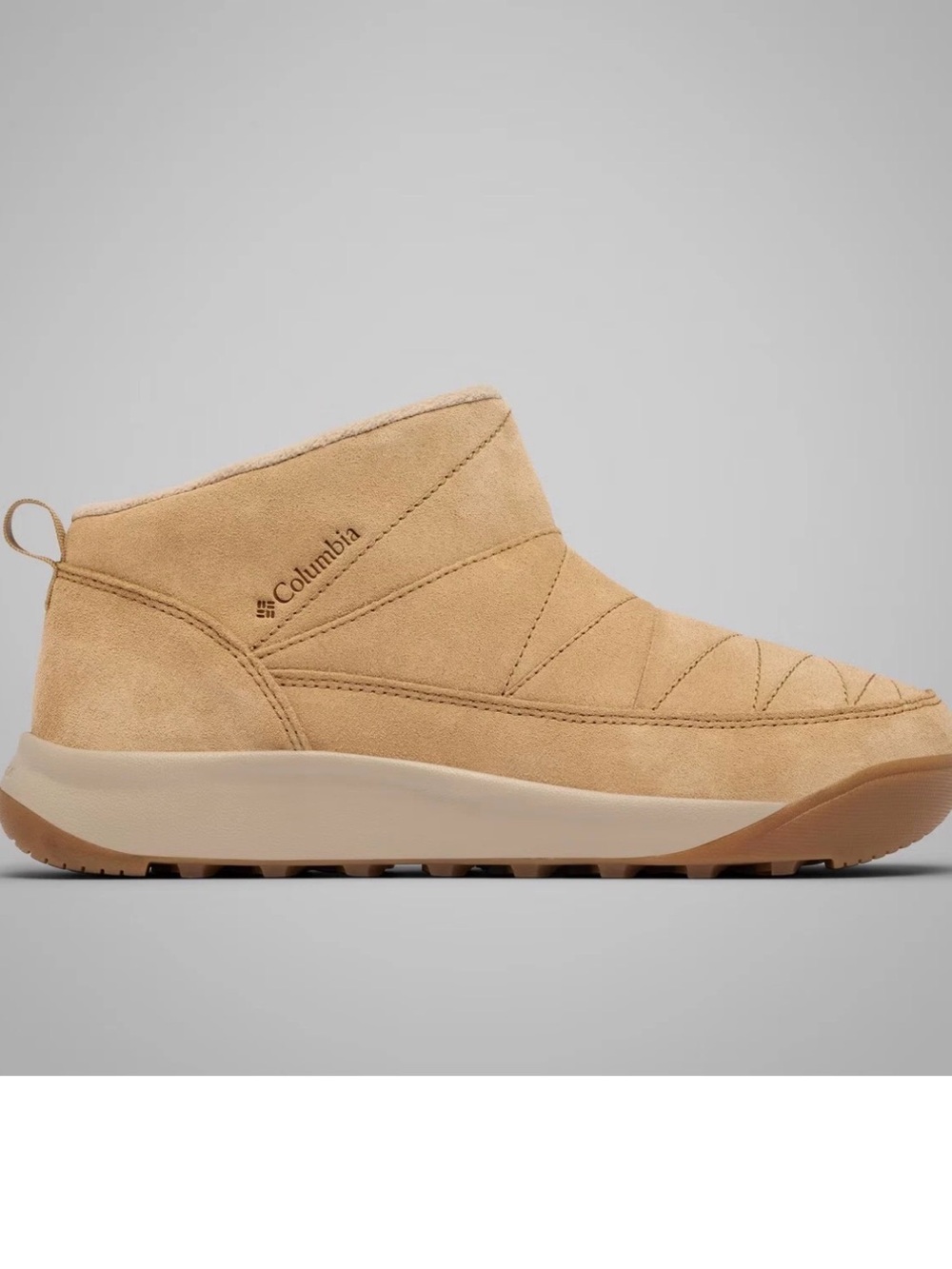 Columbia Minx™ Xtra Shorty Suede Winter Boots - Tan/Sand